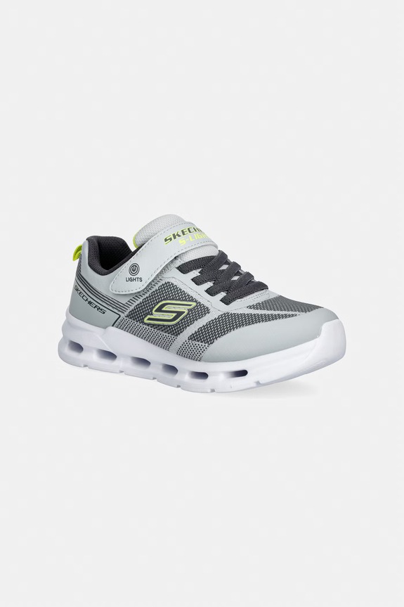 Skechers sneakers pentru copii GLIDE-STEP LIGHT textil gri 400240L