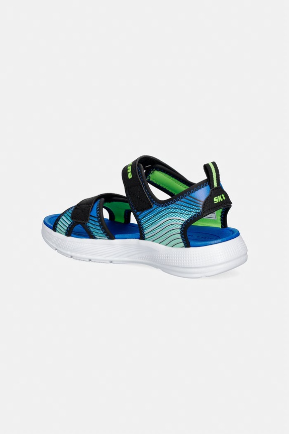 Chłopiec Skechers sandały dziecięce MICROSPEC-SPLASH 407034L niebieski
