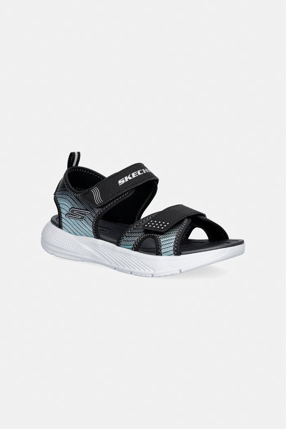 Skechers sandały dziecięce MICROSPEC-SPLASH czarny 407034L