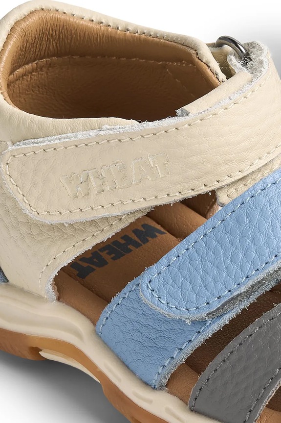 Chłopiec Wheat sandały dziecięce skórzane WF614.01 biały