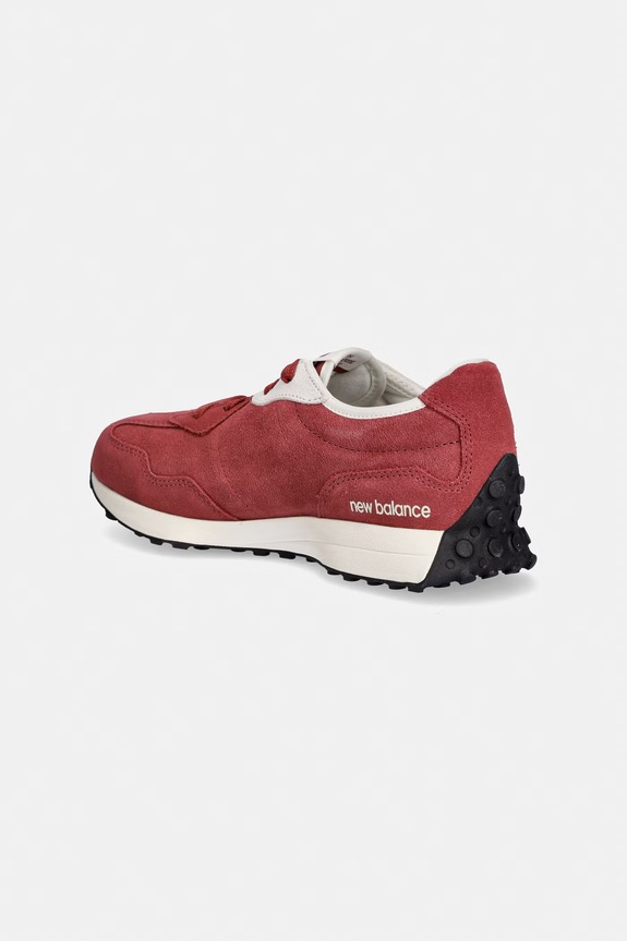 Chlapec New Balance 327 tenisky detské semišové G32787F burgundské