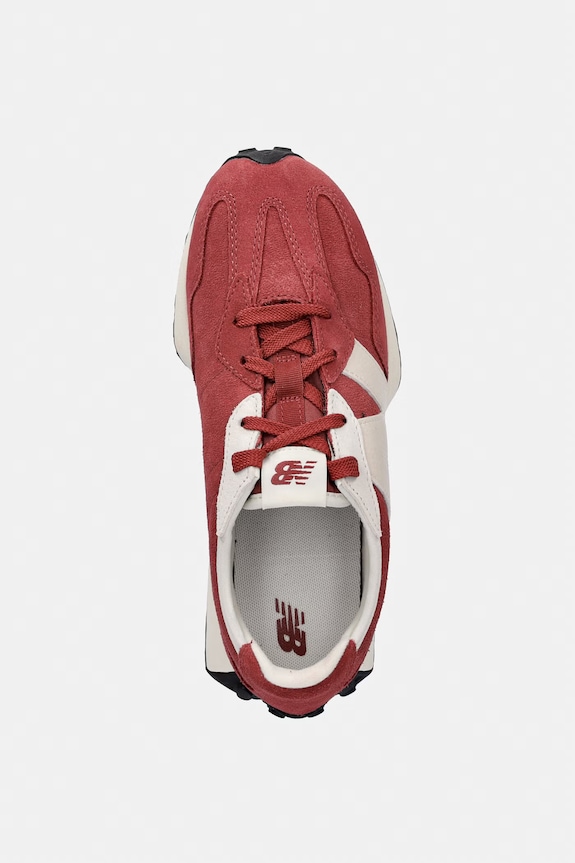 New Balance 327 tenisky detské semišové burgundské G32787F