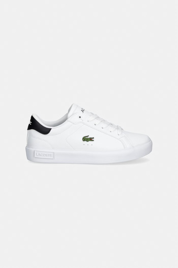 Lacoste sneakersy dziecięce 49SUJ0001 biały SS26