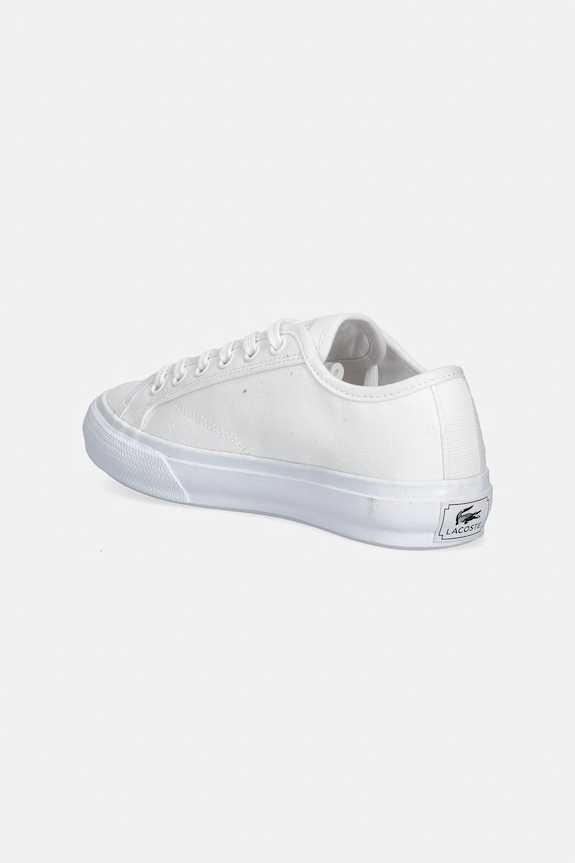 Αγορίστικα Lacoste πάνινα sneakers Παιδικά 49CUJ0002 λευκό