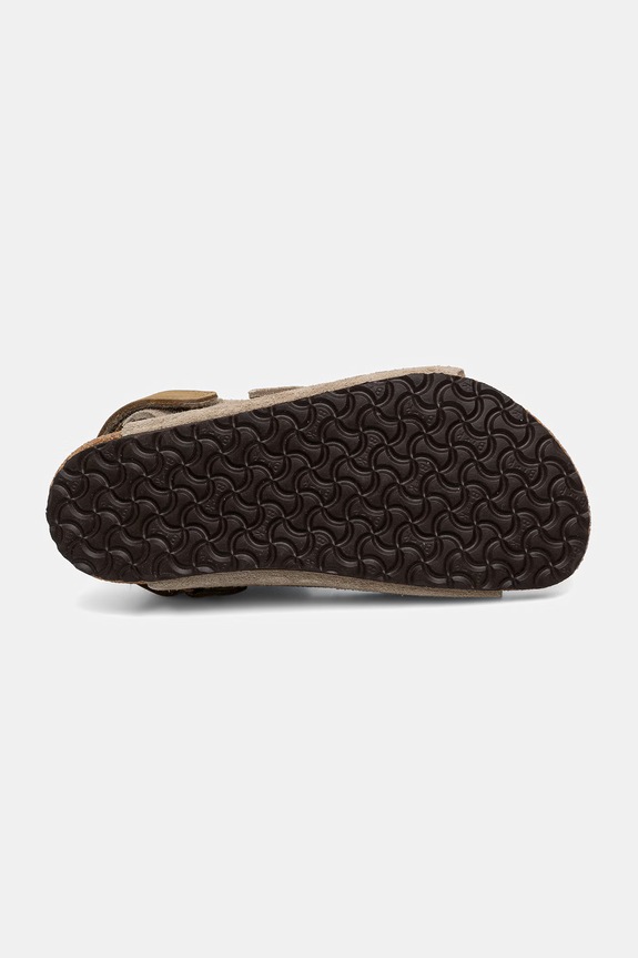 Birkenstock sandały dziecięce zamszowe 1029465 beżowy