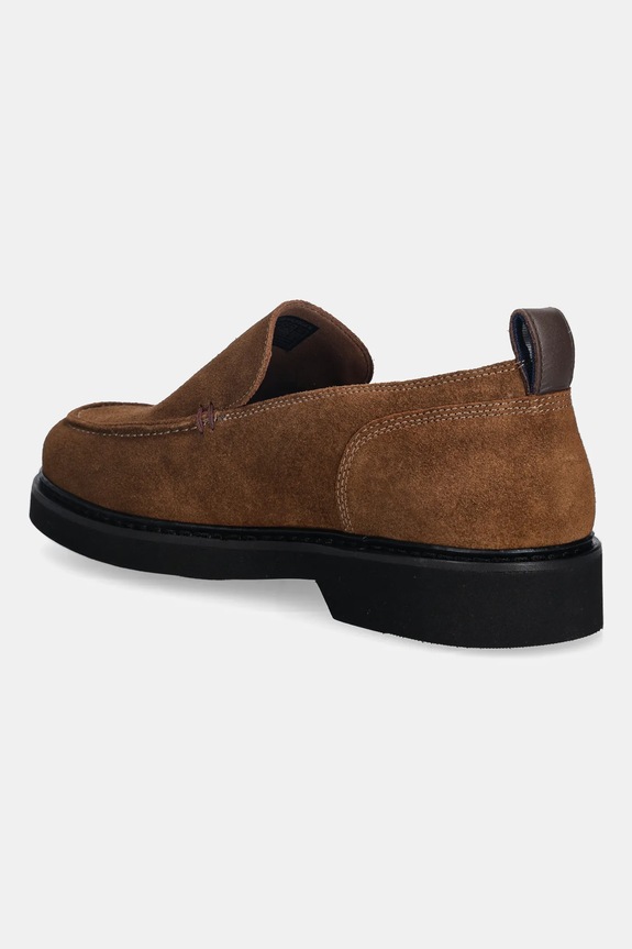 Obuv Semišové mokasíny Tommy Hilfiger HILFIGER ULTRA LIGHT SDE LOAFER FM0FM05839 hnedá