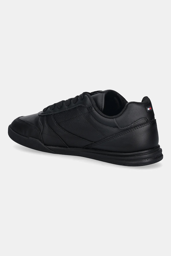 Obuwie Tommy Hilfiger sneakersy skórzane LOPRO CUP LEATHER FM0FM05677 czarny