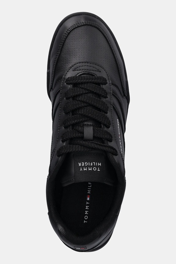 Tommy Hilfiger sneakersy skórzane LOPRO CUP LEATHER czarny FM0FM05677