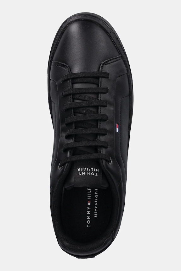 Tommy Hilfiger sportcipő ICON COURT LIGHT ESS fekete FM0FM05678
