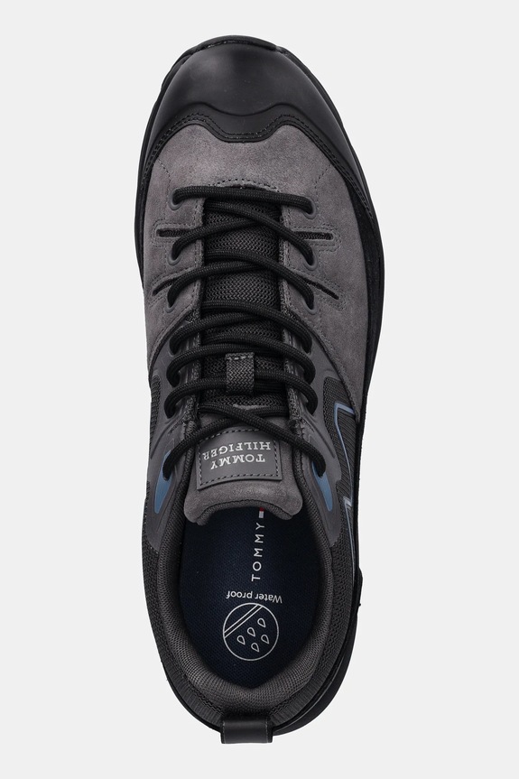 Tenisice Tommy Hilfiger OUTDOOR SNEAKER TECH SUEDE WPM siva FM0FM05723