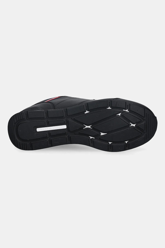 Tommy Hilfiger bőr sportcipő RUNNER ICON LEATHER FM0FM05740 fekete