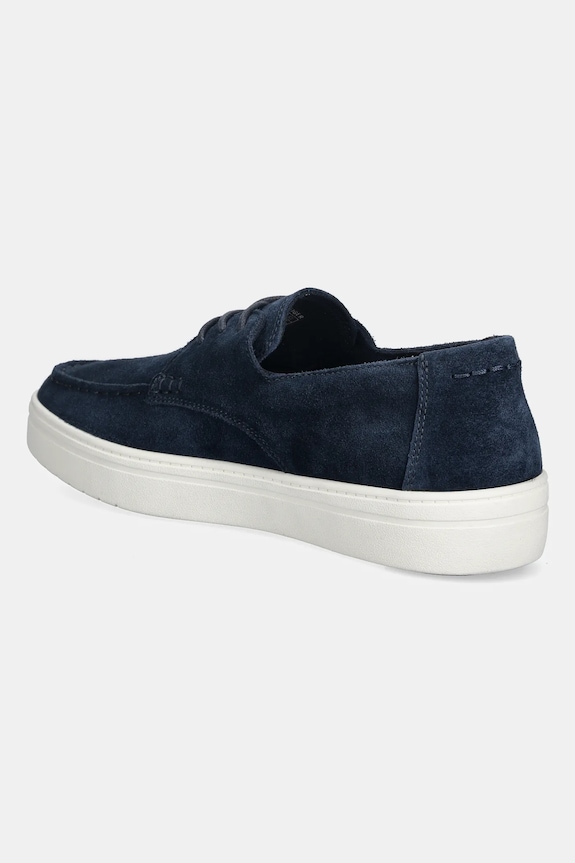 Obuv Kožené mokasíny Tommy Hilfiger SUEDE STITCH TOE HYBRID FM0FM05707 tmavomodrá