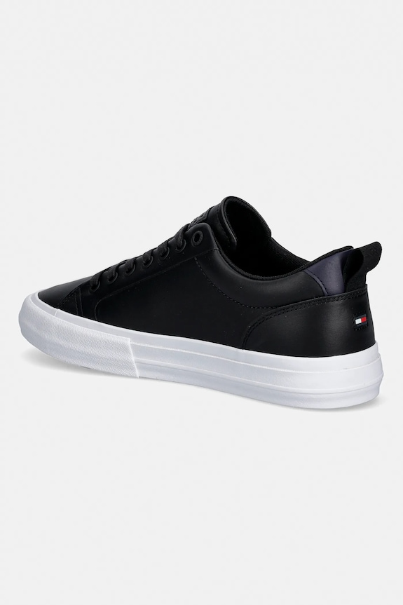 Obuća Kožne tenisice Tommy Hilfiger HARLEM STREET LTH FM0FM05708 crna