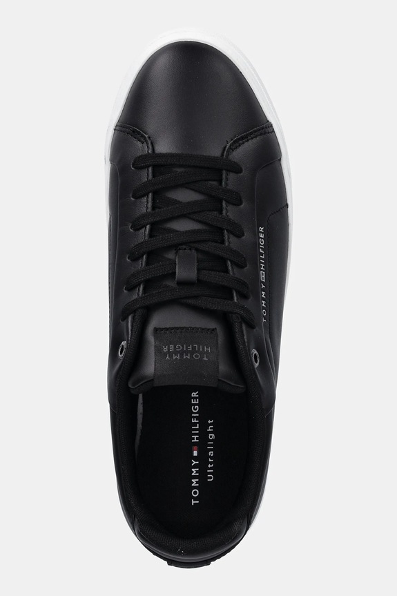 Tenisky Tommy Hilfiger ICON COURT LIGHT PREMIUM čierna FM0FM05837