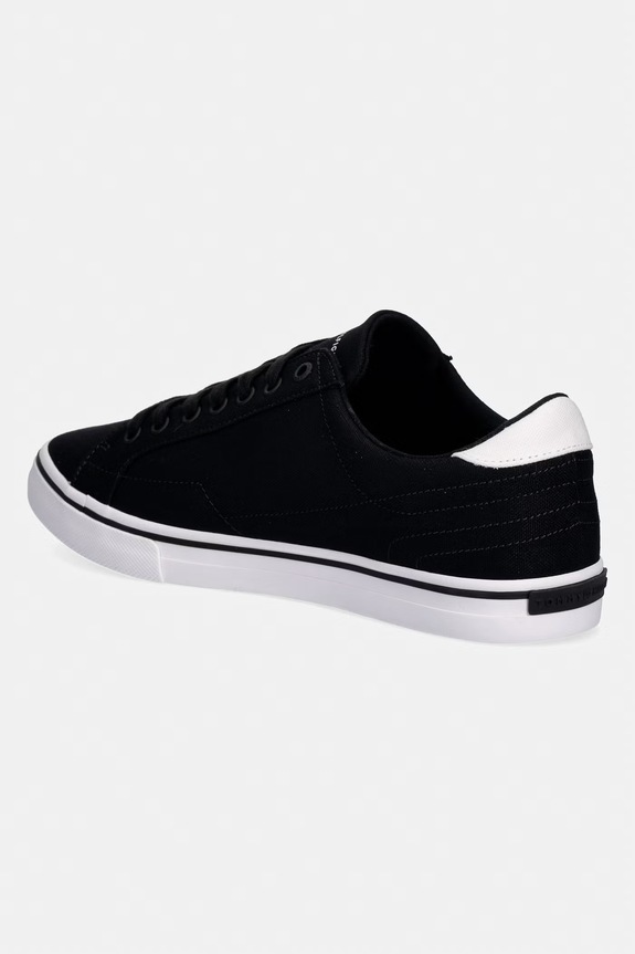 Obuv Tommy Hilfiger VULC CORE LONG LACE tenisky pánske FM0FM05688 čierna