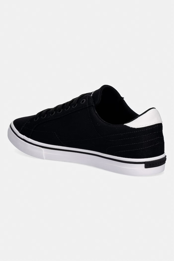 Obuv Tommy Hilfiger VULC CORE LONG LACE tenisky pánske FM0FM05688 čierna