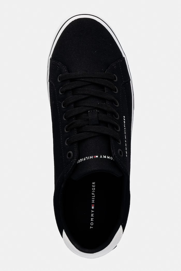 Tommy Hilfiger VULC CORE LONG LACE tenisky pánske čierna FM0FM05688