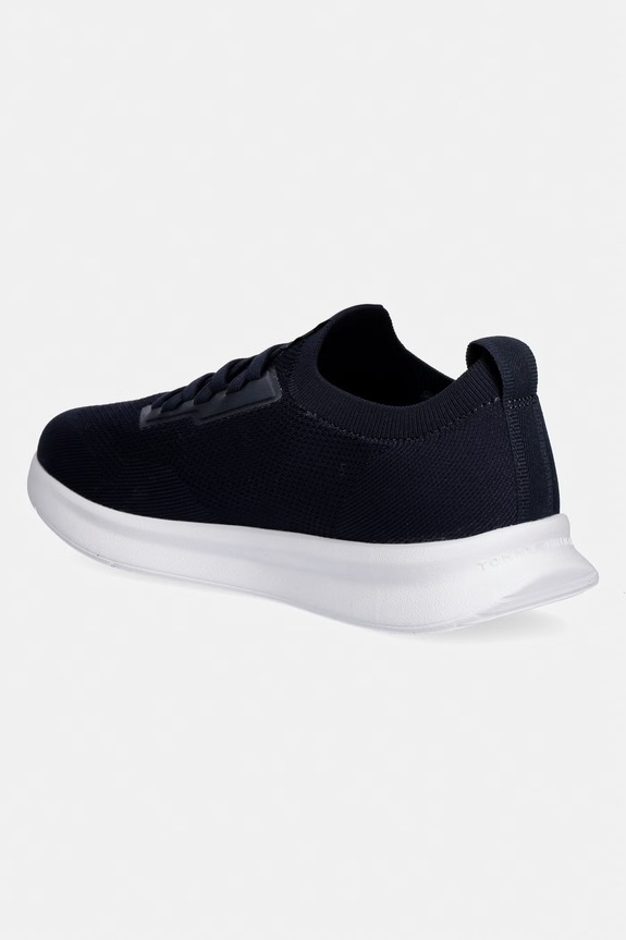 Obuwie Tommy Hilfiger LIGHTWEIGHT KNITTED RUNNER sneakersy męskie FM0FM05756 granatowy