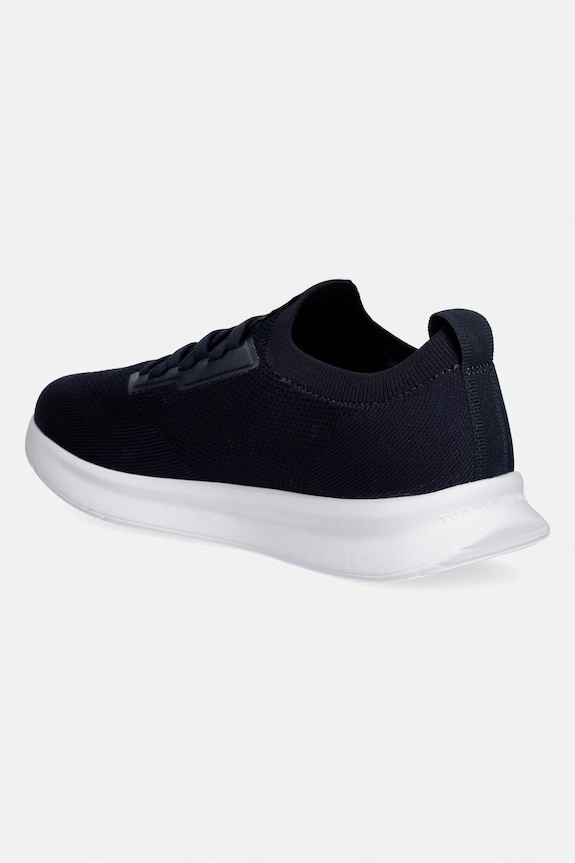 Obuwie Tommy Hilfiger LIGHTWEIGHT KNITTED RUNNER sneakersy męskie FM0FM05756 granatowy
