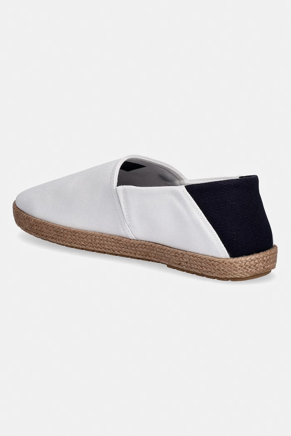 Încălțăminte Tommy Hilfiger espadrile bărbați CORE HILFIGER ESPADRILLE TEXTILE FM0FM05792 alb