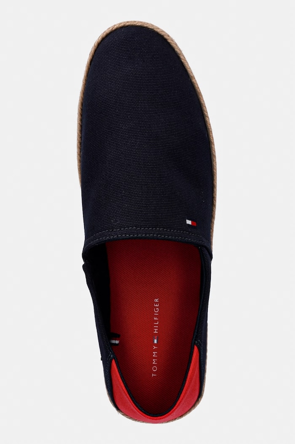 Tommy Hilfiger espadrile bărbați CORE HILFIGER ESPADRILLE TEXTILE bleumarin FM0FM05792