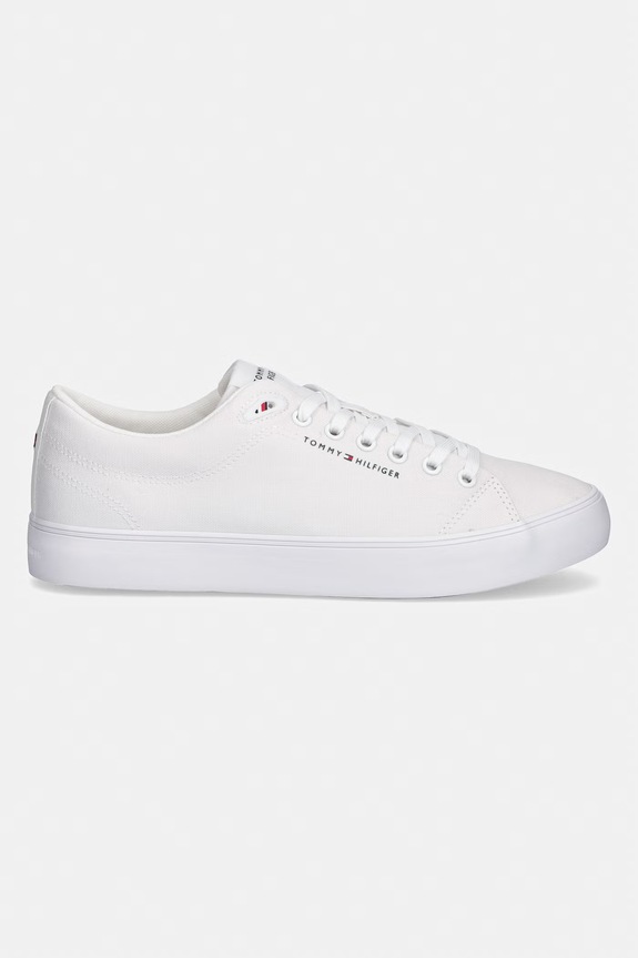 Tommy Hilfiger HARLEM CORE II CVS πάνινα sneakers Ανδρικά FM0FM05817 λευκό SS26