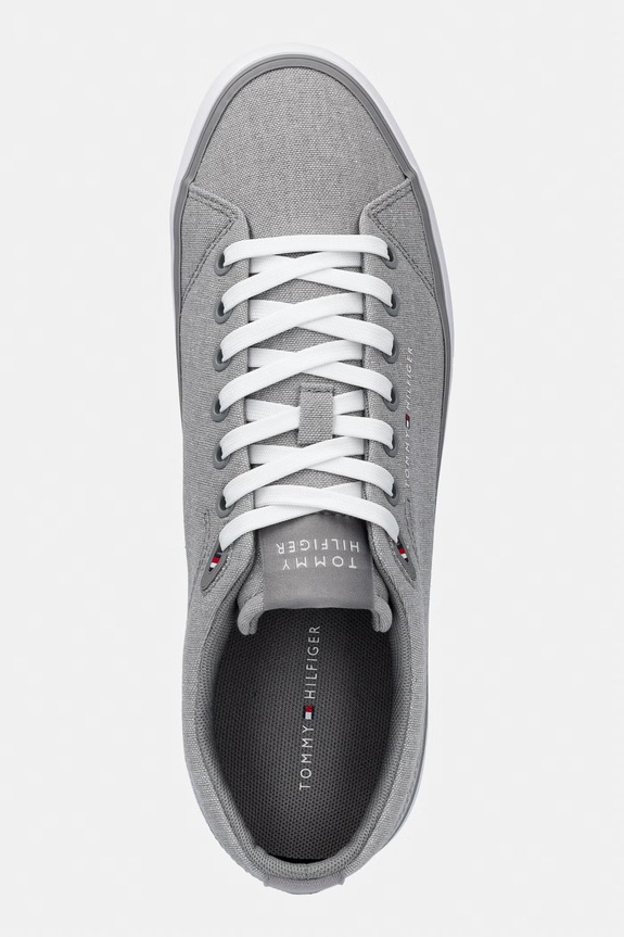 Tommy Hilfiger HARLEM CORE II CHAMBRAY πάνινα sneakers Ανδρικά γκρί FM0FM05818