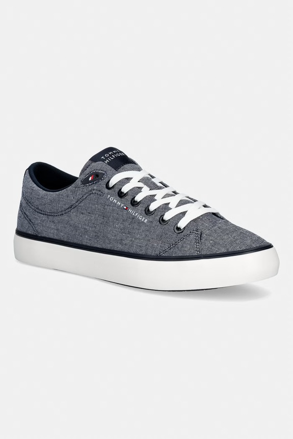 Tommy Hilfiger HARLEM CORE II CHAMBRAY πάνινα sneakers Ανδρικά σκούρο μπλε FM0FM05818