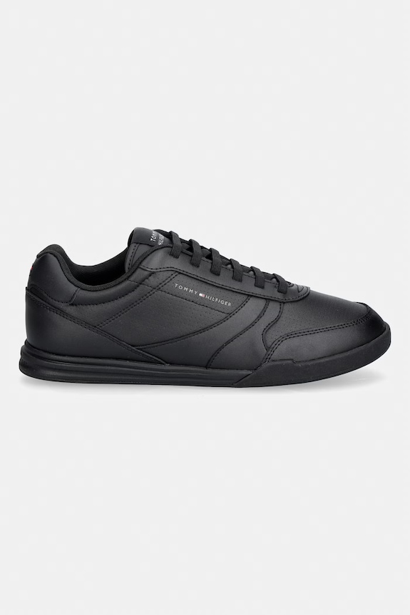 Tommy Hilfiger LOPRO LTH sneakersy męskie skórzane FM0FM05827 czarny SS26