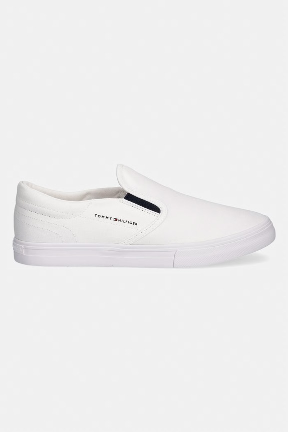 Tommy Hilfiger VULC CORE SLIP ON tenisky pánske FM0FM05689 biela SS26