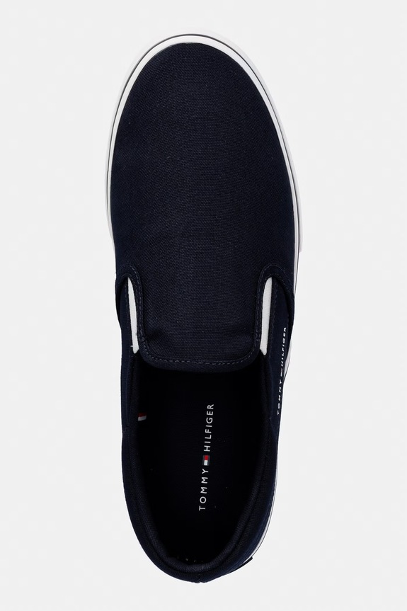 Tommy Hilfiger VULC CORE SLIP ON tenisky pánske tmavomodrá FM0FM05689