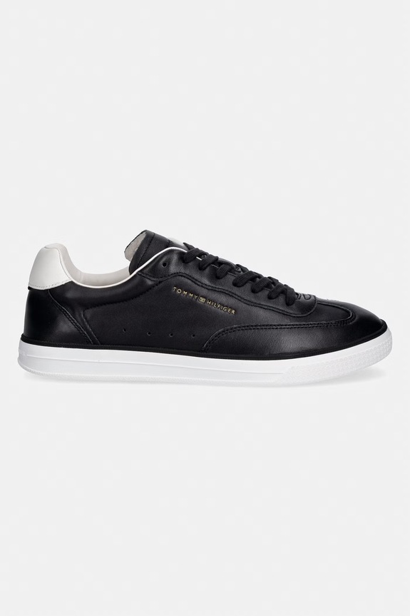Tommy Hilfiger TH LO LUX LTH sneakers bărbătești din piele FM0FM05815 negru SS26