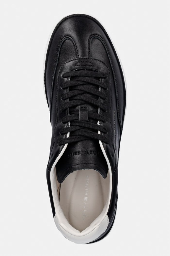 Tommy Hilfiger TH LO LUX LTH sneakers bărbătești din piele negru FM0FM05815