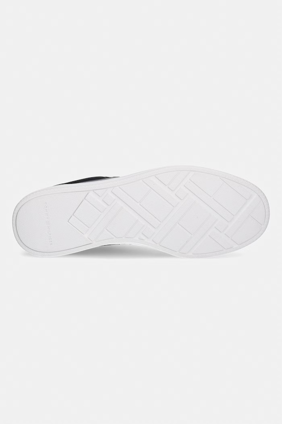Tommy Hilfiger TH LO LUX LTH sneakers bărbătești din piele FM0FM05815 negru