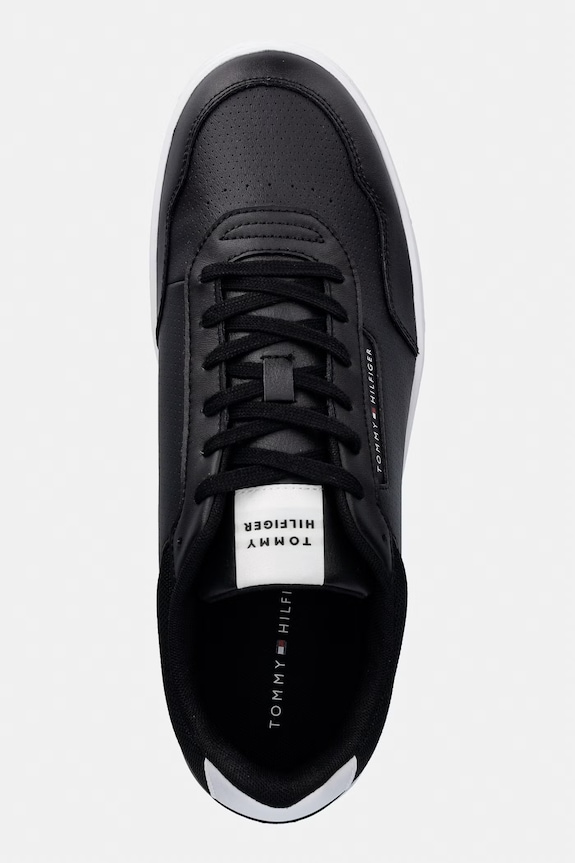 Tommy Hilfiger BASKET CORE LITE LTH tenisice za muškarce kožne crna FM0FM05868