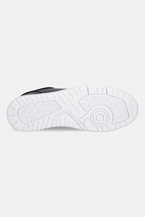 Tommy Hilfiger BASKET CORE LITE LTH tenisice za muškarce kožne FM0FM05868 crna