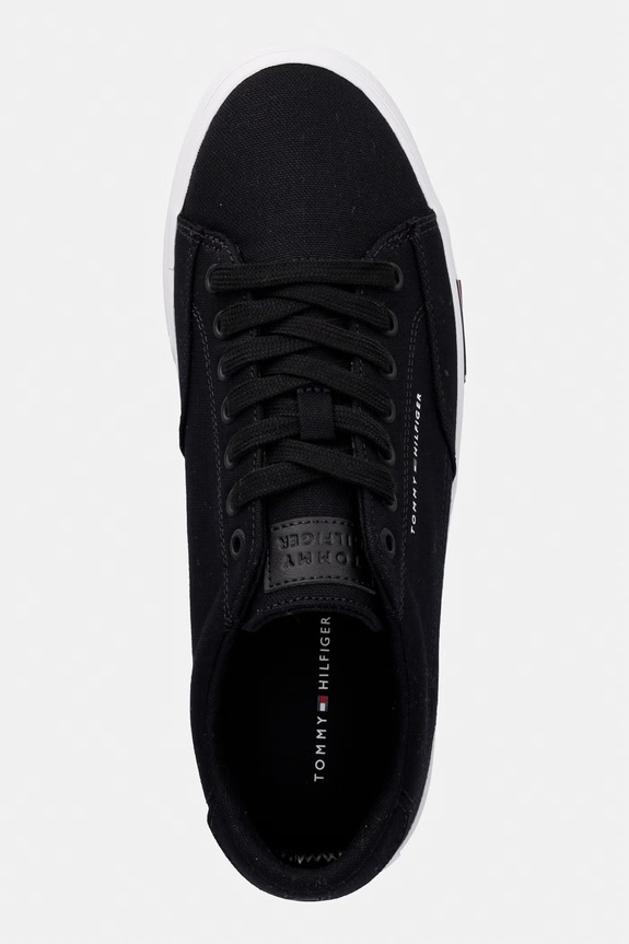 Tommy Hilfiger VULC CORE RWB LONG LACE CVS tenisówki męskie czarny FM0FM05813