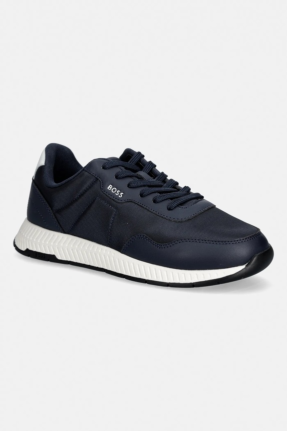 BOSS sneakers Titanium textil bleumarin 50536481.404
