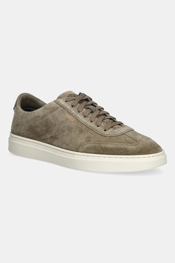 BOSS sneakers in camoscio Kieran altri verde 50554611.301