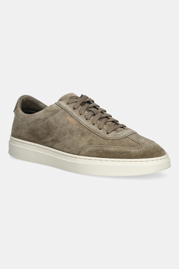 BOSS sneakers in camoscio Kieran altri verde 50554611.301
