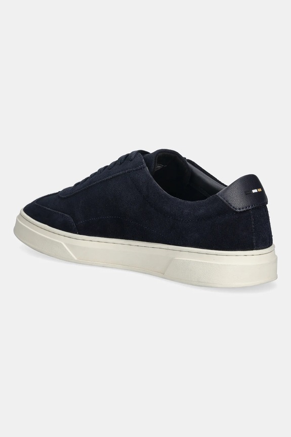 Scarpe BOSS sneakers in camoscio Kieran 50554611.401 blu navy