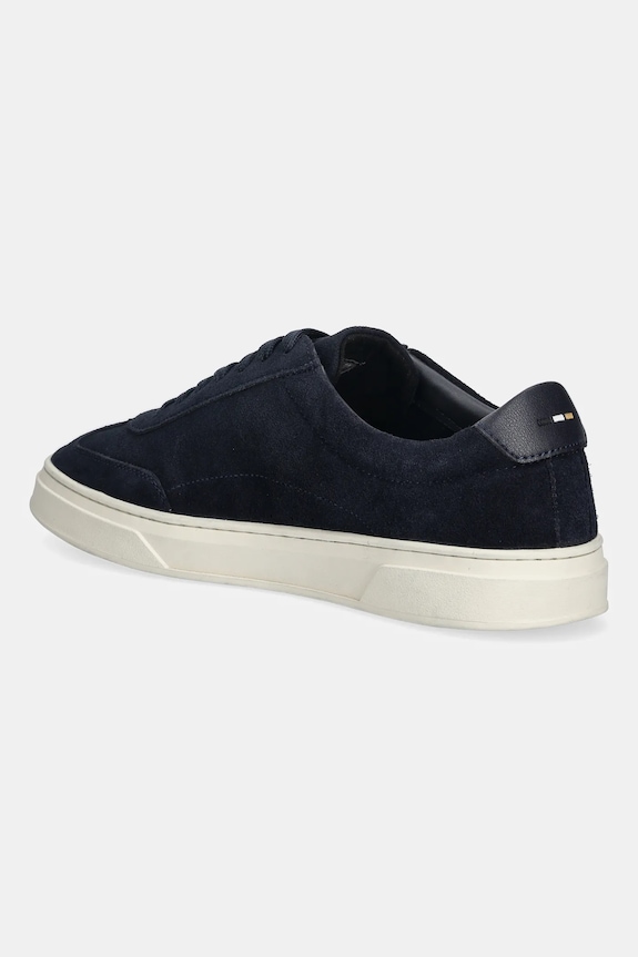 Scarpe BOSS sneakers in camoscio Kieran 50554611.401 blu navy