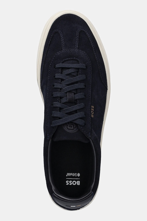 BOSS sneakers in camoscio Kieran blu navy 50554611.401