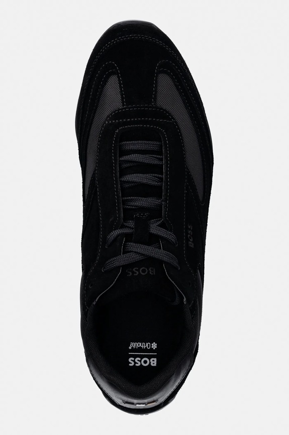 BOSS sneakers din piele intoarsă Jaylen negru 50557884.005