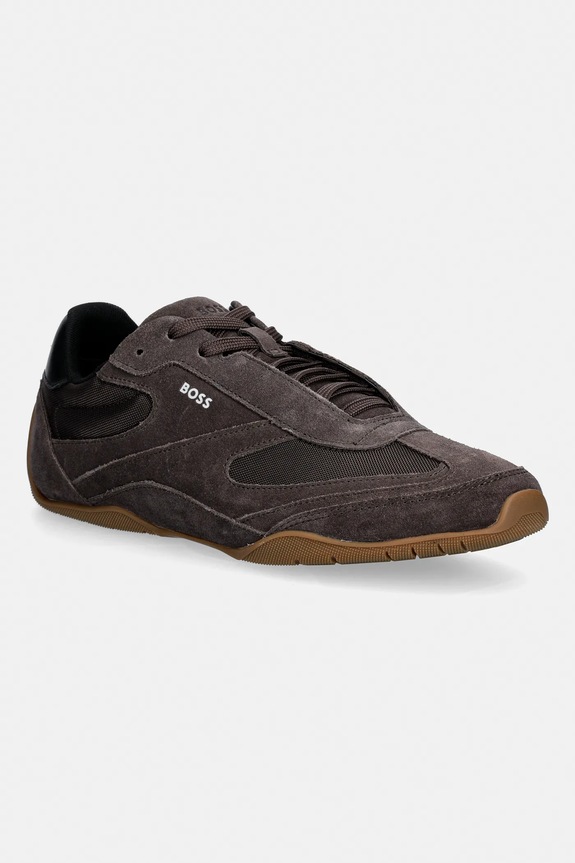 BOSS sneakersy Jaylen tekstylny brązowy 50557884.242