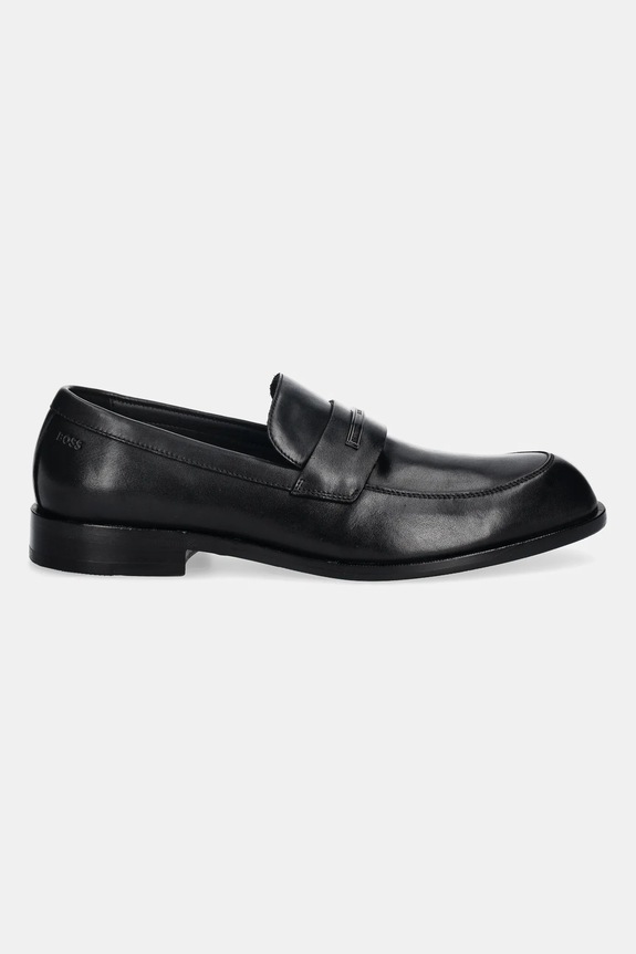 Δερμάτινα μοκασίνια BOSS Tayil-L 50557630.001 μαύρο SS26