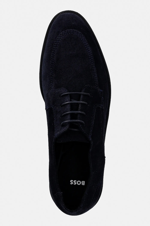 BOSS pantofi de piele intoarsa Tayil bleumarin 50557632.401