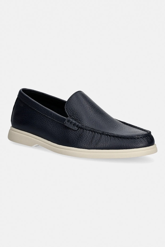 BOSS mocasini de piele Sienne piele bleumarin 50536173.402