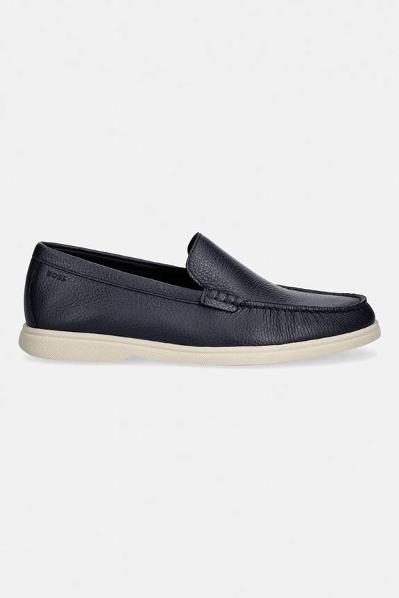 BOSS mocasini de piele Sienne 50536173.402 bleumarin SS26