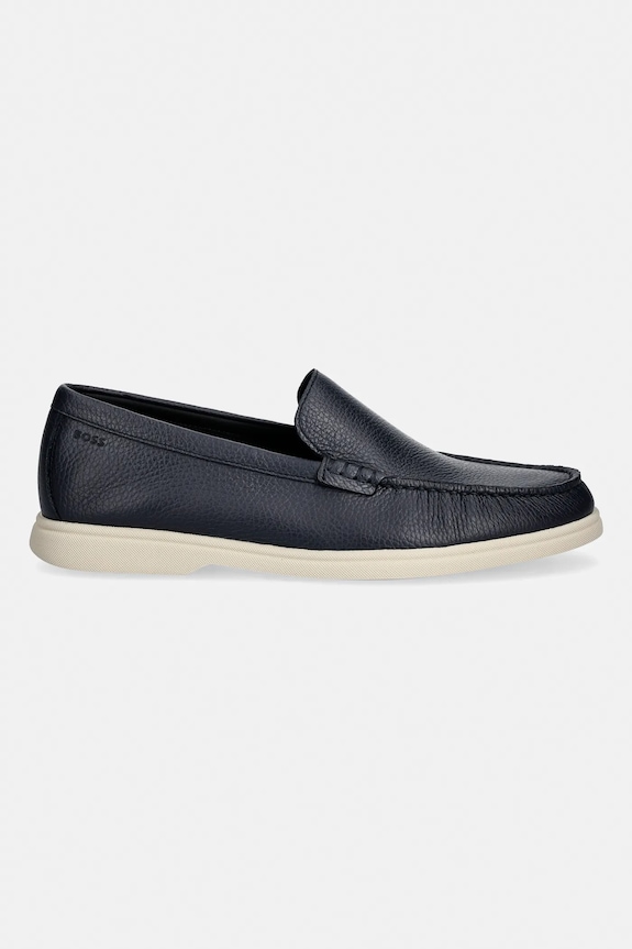 BOSS mocasini de piele Sienne 50536173.402 bleumarin SS26